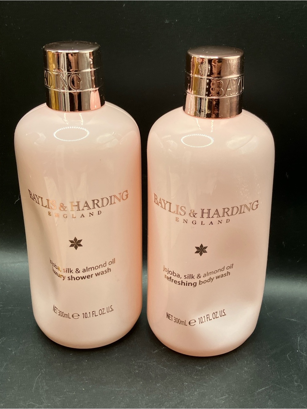 Baylis & Harding Jojoba, Silk, & Almond Oil Shower Wash and Body Wash Set NEW